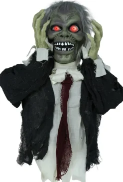 Zombie bust lys, lyd og bevegelse