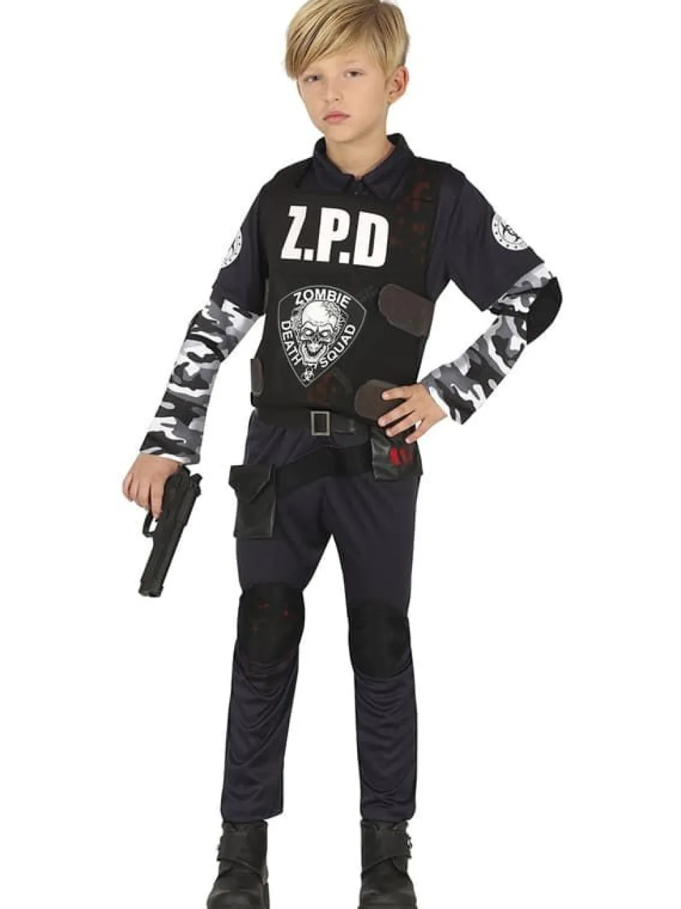Zombie Politi barnekostyme